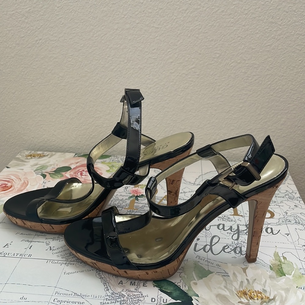 Pre-owned Guess by Marciano Black high heels. Size 6. - Picture 5 of 6